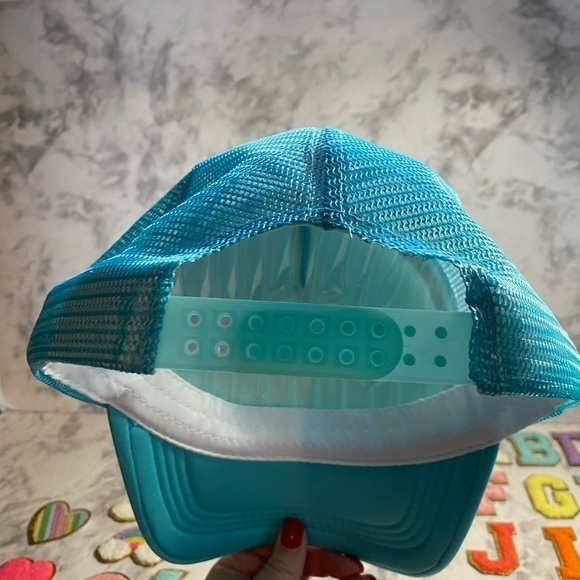 Blue Hat With Preppy Patch Adhesive Patch of your Choice (10) - Picture 3 of 5